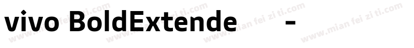 vivo BoldExtende字体下载字体转换